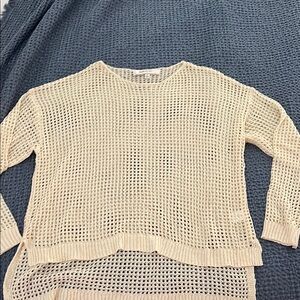 Fun overlay sweater. Jazz it up!